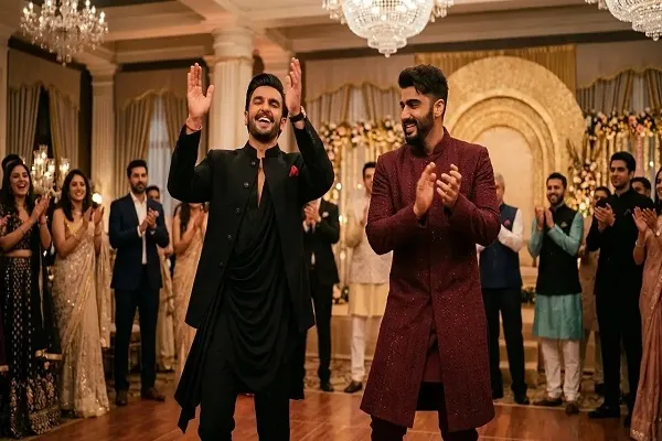 अंशुला कपूर की रिसेप्शन पार्टी में रणवीर-अर्जुन का धमाल, ‘तूने मारी एंट्रीयां’ पर डांस ने जीता फैंस का दिल अंशुला कपूर की रिसेप्शन पार्टी में रणवीर-अर्जुन का धमाल, ‘तूने मारी एंट्रीयां’ पर डांस ने जीता फैंस का दिल