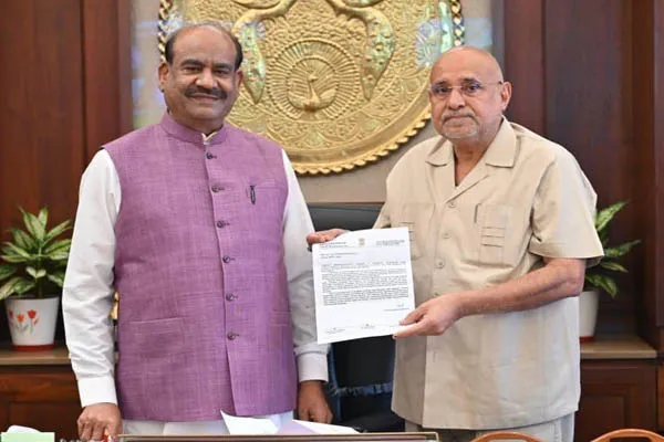 खन्ना की लोकसभा स्पीकर ओम बिरला से विशेष मुलाकात खन्ना की लोकसभा स्पीकर ओम बिरला से विशेष मुलाकात