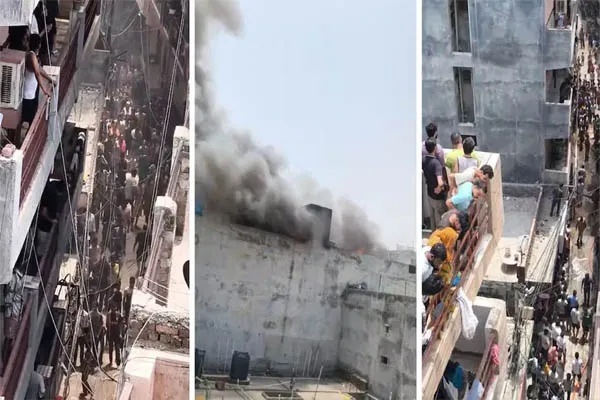नोएडा में भयंकर अग्निकांड, बहुमंजिला इमारत में फंसे 48 परिवार; 2 की दम घुटने से मौत नोएडा में भयंकर अग्निकांड, बहुमंजिला इमारत में फंसे 48 परिवार; 2 की दम घुटने से मौत