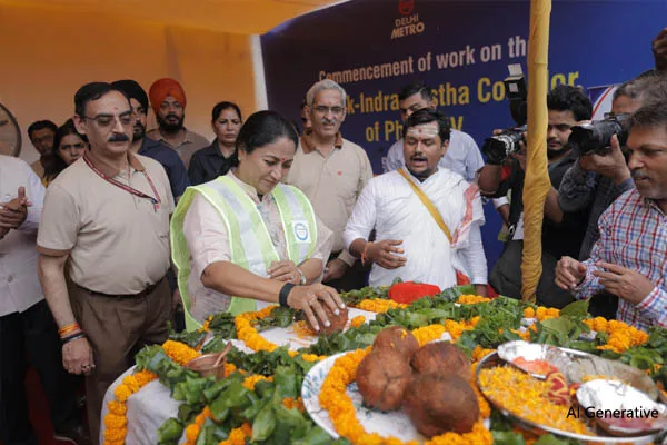 CM रेखा गुप्ता ने इंद्रलोक-इंद्रप्रस्थ मेट्रो कॉरिडोर के निर्माण कार्य का किया शुभारंभ CM रेखा गुप्ता ने इंद्रलोक-इंद्रप्रस्थ मेट्रो कॉरिडोर के निर्माण कार्य का किया शुभारंभ