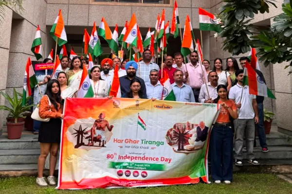 एनआईआईएफटी मोहाली द्वारा देशभक्ति और खादी की भावना के साथ स्वतंत्रता दिवस मनाया गया एनआईआईएफटी मोहाली द्वारा देशभक्ति और खादी की भावना के साथ स्वतंत्रता दिवस मनाया गया