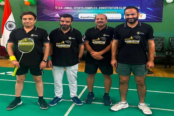 राष्ट्रीय संसद सदस्य बैडमिंटन चैंपियनशिप में चमके AAP सांसद मीत हेयर, तीन वर्गों में जीते खिताब राष्ट्रीय संसद सदस्य बैडमिंटन चैंपियनशिप में चमके AAP सांसद मीत हेयर, तीन वर्गों में जीते खिताब