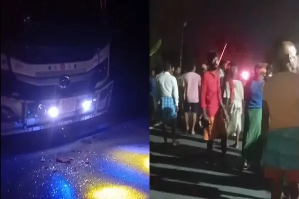 दर्दनाक हादसा : तेज रफ्तार बस ने ऑर्केस्ट्रा देख रहे लोगों को रौंदा, 5 की मौत-5 घायल दर्दनाक हादसा : तेज रफ्तार बस ने ऑर्केस्ट्रा देख रहे लोगों को रौंदा, 5 की मौत-5 घायल