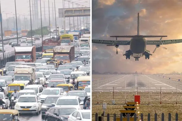 दिल्ली-NCR में मूसलाधार बारिश से सड़कों पर भारी जलभराव, 14 Flights डायवर्ट; भीषण जाम में फंसे लोग