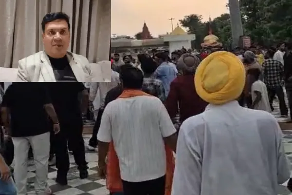 मेयर विनीत धीर की शुक्राना यात्रा में चले ईंट पत्थर, इलाके में मची अफरातफरी मेयर विनीत धीर की शुक्राना यात्रा में चले ईंट पत्थर, इलाके में मची अफरातफरी