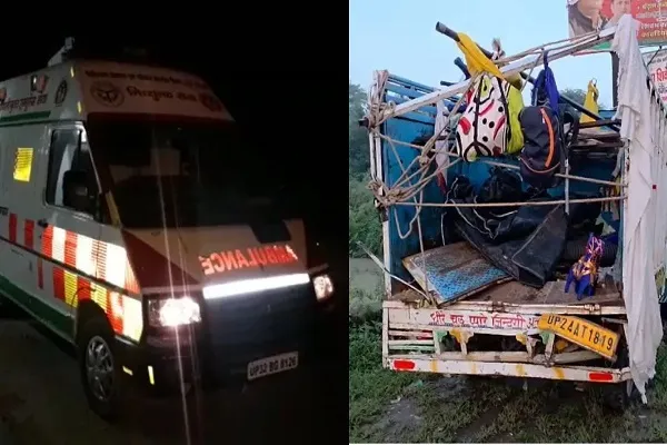 दर्दनाक हादसा : डिवाइडर से टकराने के बाद श्रद्धालुओं से भरी पिकअप पलटी, 6 की मौत; 30 घायल दर्दनाक हादसा : डिवाइडर से टकराने के बाद श्रद्धालुओं से भरी पिकअप पलटी, 6 की मौत; 30 घायल